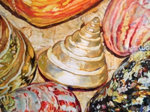 Detail of Shell painting